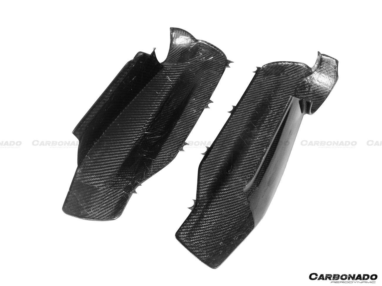 Cubierta de repuesto para motor de fibra de carbono seco Ferrari 488 GTB Spider Carbonado 2015-2020
