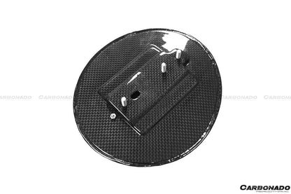 Carbonado 2017-2026 Ferrari 812 Superfast OE Style DRY Carbon Fiber Fuel Door With Logo