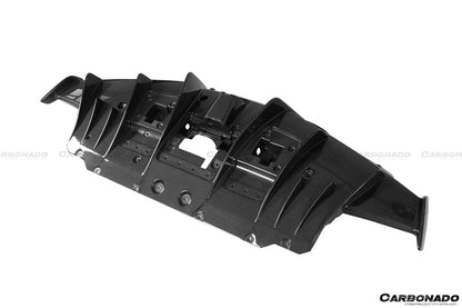 Carbonado 2018-2020 Ferrari 488 Pista Difusor trasero de fibra de carbono estilo OEM