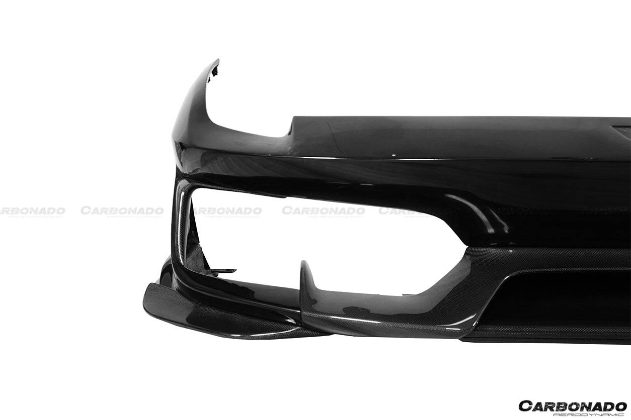 Parachoques delantero de fibra de carbono para Ferrari 488 Pista Carbonado 2018-2020, pieza estilo OEM