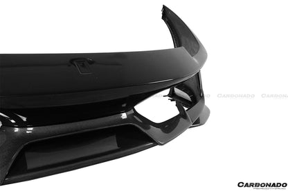 Parachoques delantero de fibra de carbono para Ferrari 488 Pista Carbonado 2018-2020, pieza estilo OEM