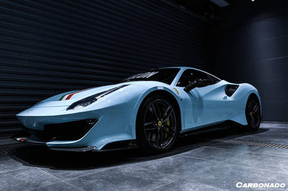 Carbonado 2015-2020 Ferrari 488 Pista | GTB | Spider OEM Style Carbon Fiber Side Skirts