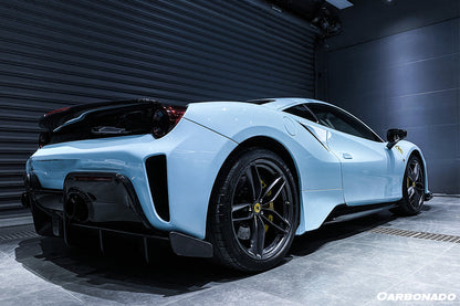 Carbonado 2015-2020 Ferrari 488 Pista | GTB | Spider OEM Style Carbon Fiber Side Skirts