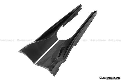 Carbonado 2015-2020 Ferrari 488 Pista | GTB | Spider OEM Style Carbon Fiber Side Skirts