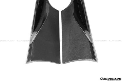 Carbonado 2015-2020 Ferrari 488 Pista | GTB | Spider OEM Style Carbon Fiber Side Skirts