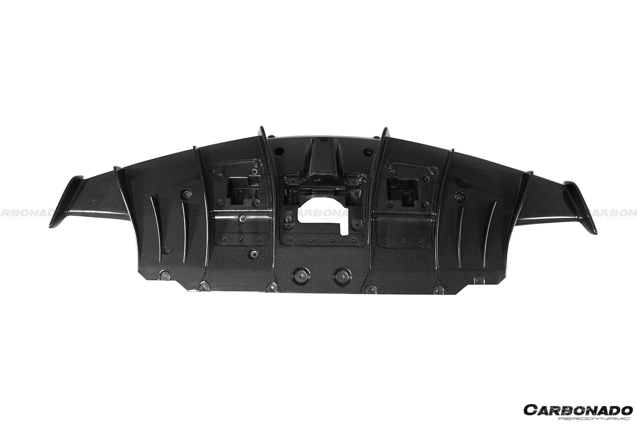 Carbonado 2018-2020 Ferrari 488 Pista Difusor trasero de fibra de carbono estilo OEM