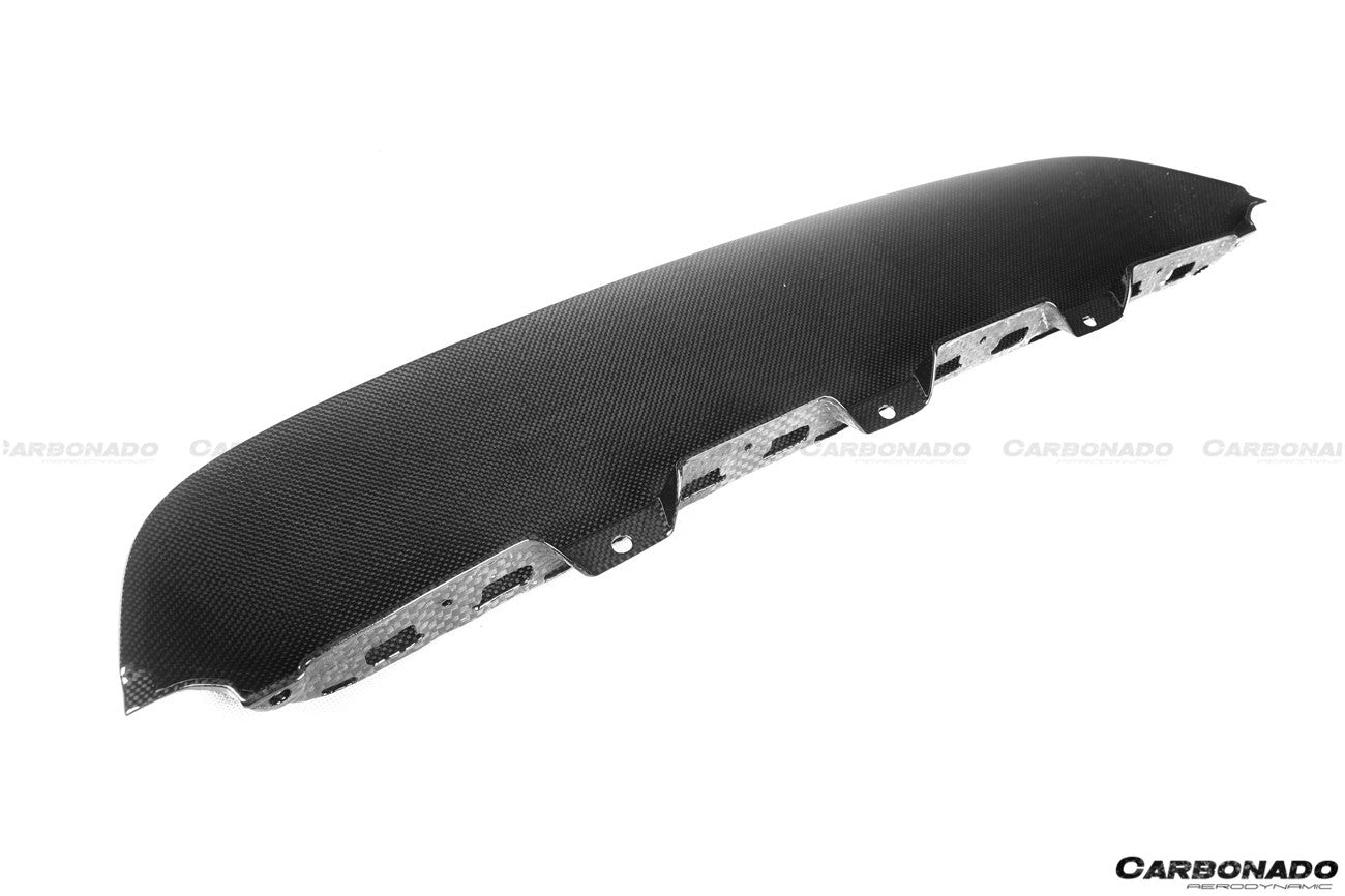 Carbonado 2017-2026 Ferrari 812 Superfast OE Style DRY Carbon Fiber Rear Bonnet Lower Insert