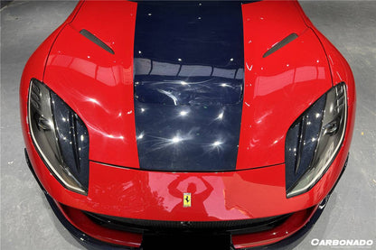Carbonado 2017-2026 Ferrari 812 Superfast GTS MSY Style DRY Carbon Fiber Hood