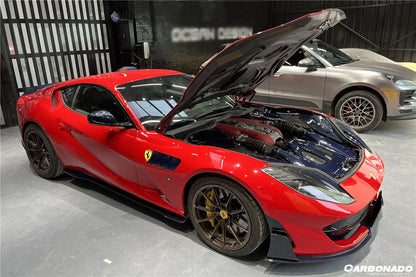Carbonado 2017-2026 Ferrari 812 Superfast GTS MSY Style DRY Carbon Fiber Side Skirts
