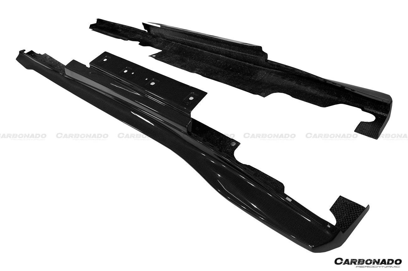 Carbonado 2017-2026 Ferrari 812 Superfast GTS MSY Style DRY Carbon Fiber Side Skirts