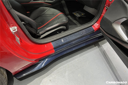 Carbonado 2017-2026 Ferrari 812 Superfast GTS MSY Style DRY Carbon Fiber Side Skirts