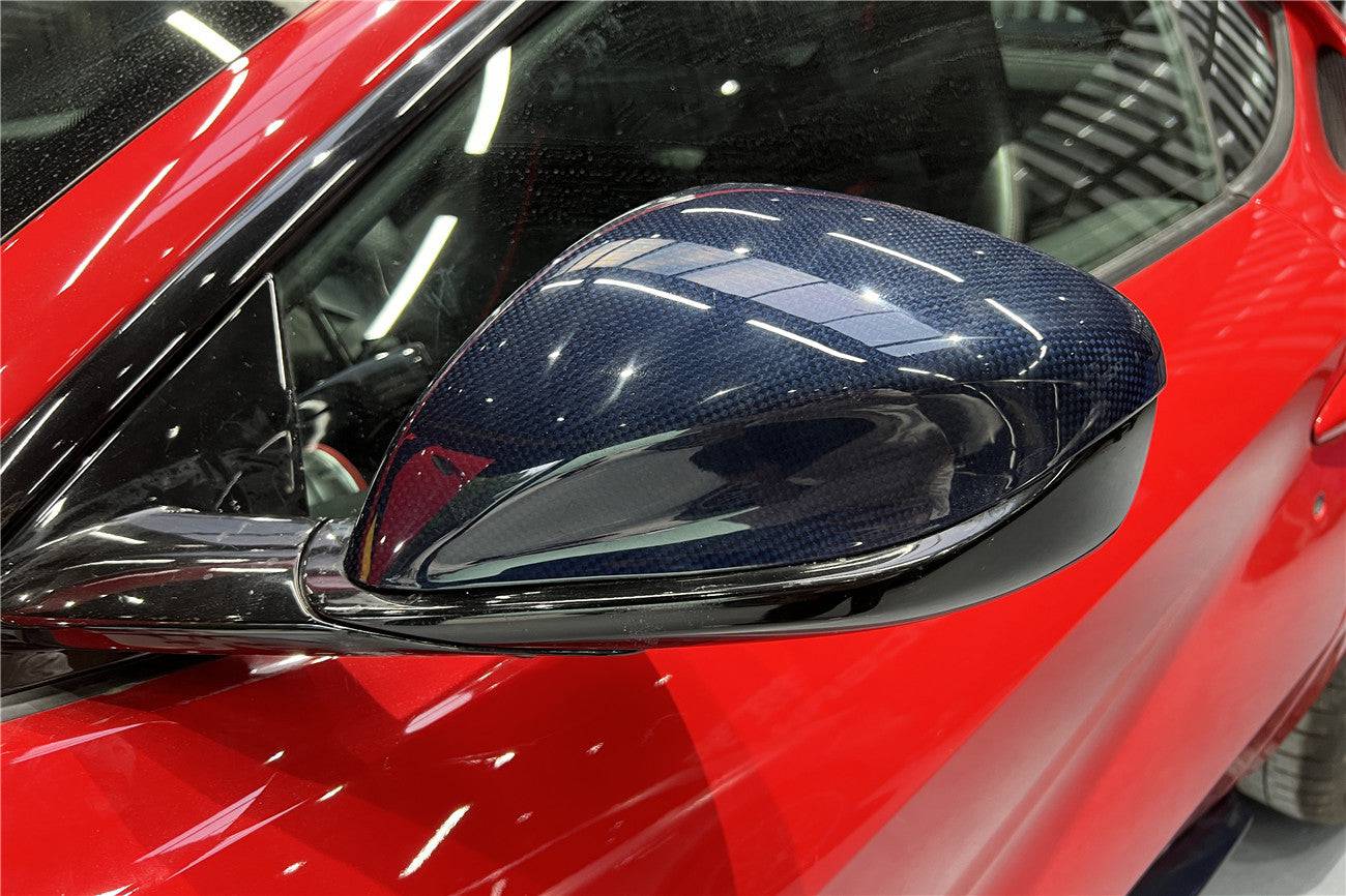 Carbonado MSY Style Autoclave Carbon Fiber Mirror Cover Replacement | 2017-2026 Ferrari 812 Superfast, GTS