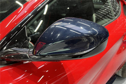Carbonado MSY Style Autoclave Carbon Fiber Mirror Cover Replacement | 2017-2026 Ferrari 812 Superfast, GTS