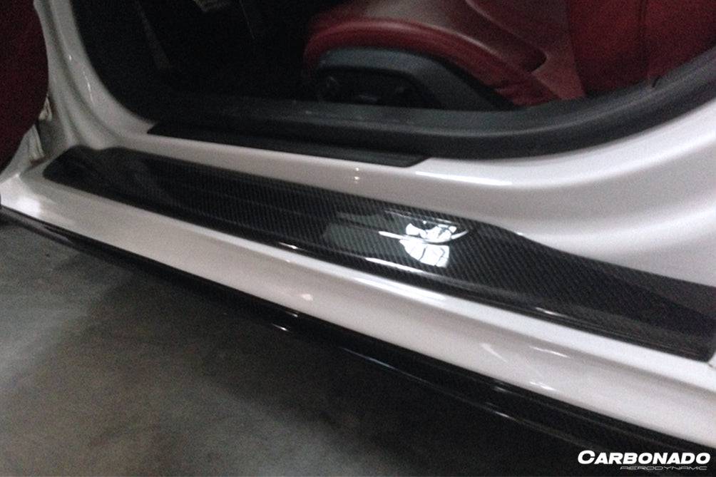 Carbonado 2006-2015 Audi R8 Coupe Spyder Carbon Door Sills Steps Cover