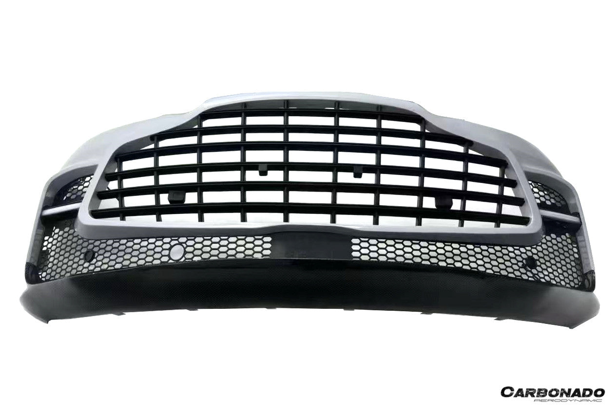 Carbonado 2021-2024 Aston Martin DBX 707 Style Dry Carbon Fiber Front Bumper With Lights