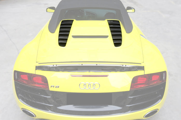 Carbonado 2009-2015 Audi R8 Spyder OE Style Carbon Fiber Trunk Air Scoop Cover