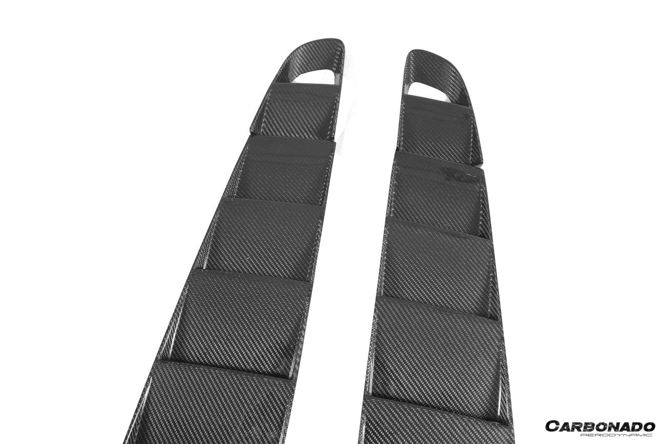 Carbonado 2009-2015 Audi R8 Spyder OE Style Carbon Fiber Trunk Air Scoop Cover