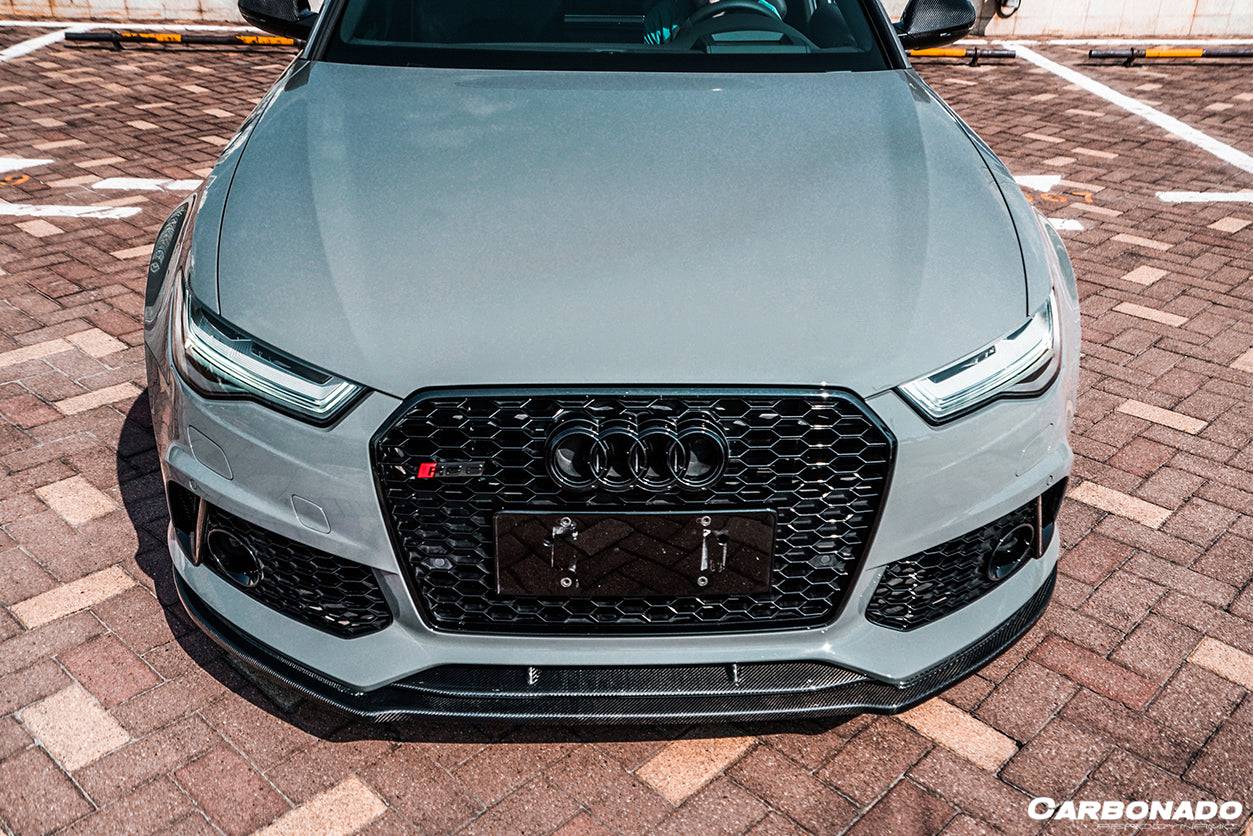 Carbonado 2013-2018 Audi RS6 Avant OE Style Carbon Fiber Front Lip