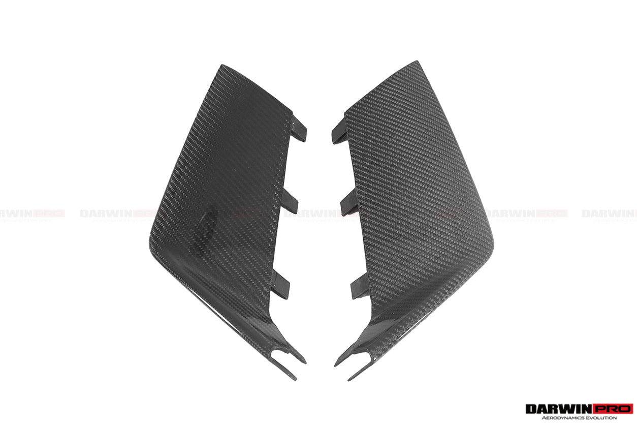 DarwinPRO 2013-2018 Audi RS6 Avant Carbon Fiber Front Bumper Caps