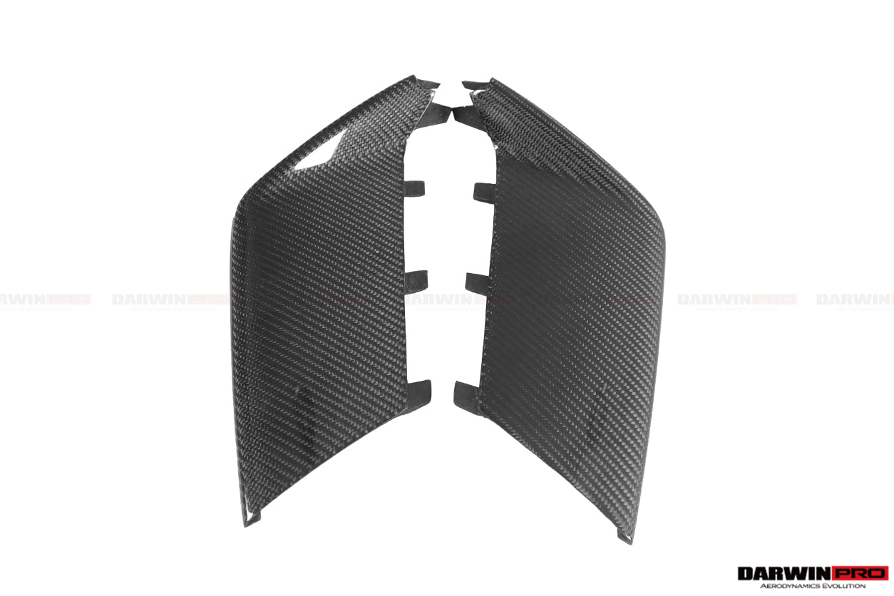 DarwinPRO 2013-2018 Audi RS6 Avant Carbon Fiber Front Bumper Caps