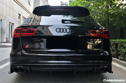 Carbonado 2013-2018 Audi RS6 Avant OE Style Carbon Fiber Rear Lip