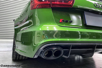 Carbonado 2013-2018 Audi RS6 Avant OE Style Carbon Fiber Rear Lip