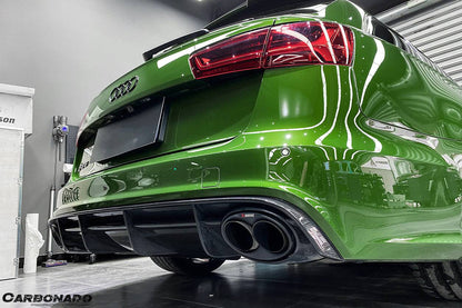 Carbonado 2013-2018 Audi RS6 Avant OE Style Carbon Fiber Rear Lip