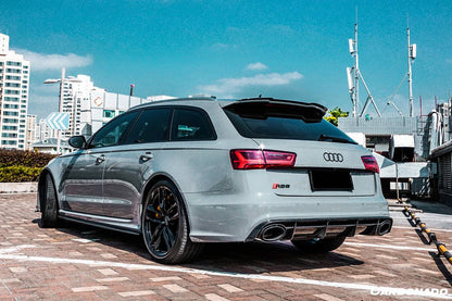 Carbonado 2013-2018 Audi RS6 Avant OE Style Carbon Fiber Rear Lip