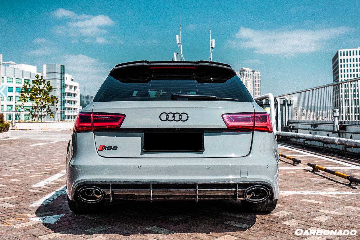 Carbonado 2013-2018 Audi RS6 Avant OE Style Carbon Fiber Rear Lip