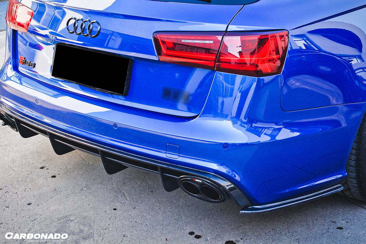 Carbonado 2013-2018 Audi RS6 Avant OE Style Carbon Fiber Rear Lip