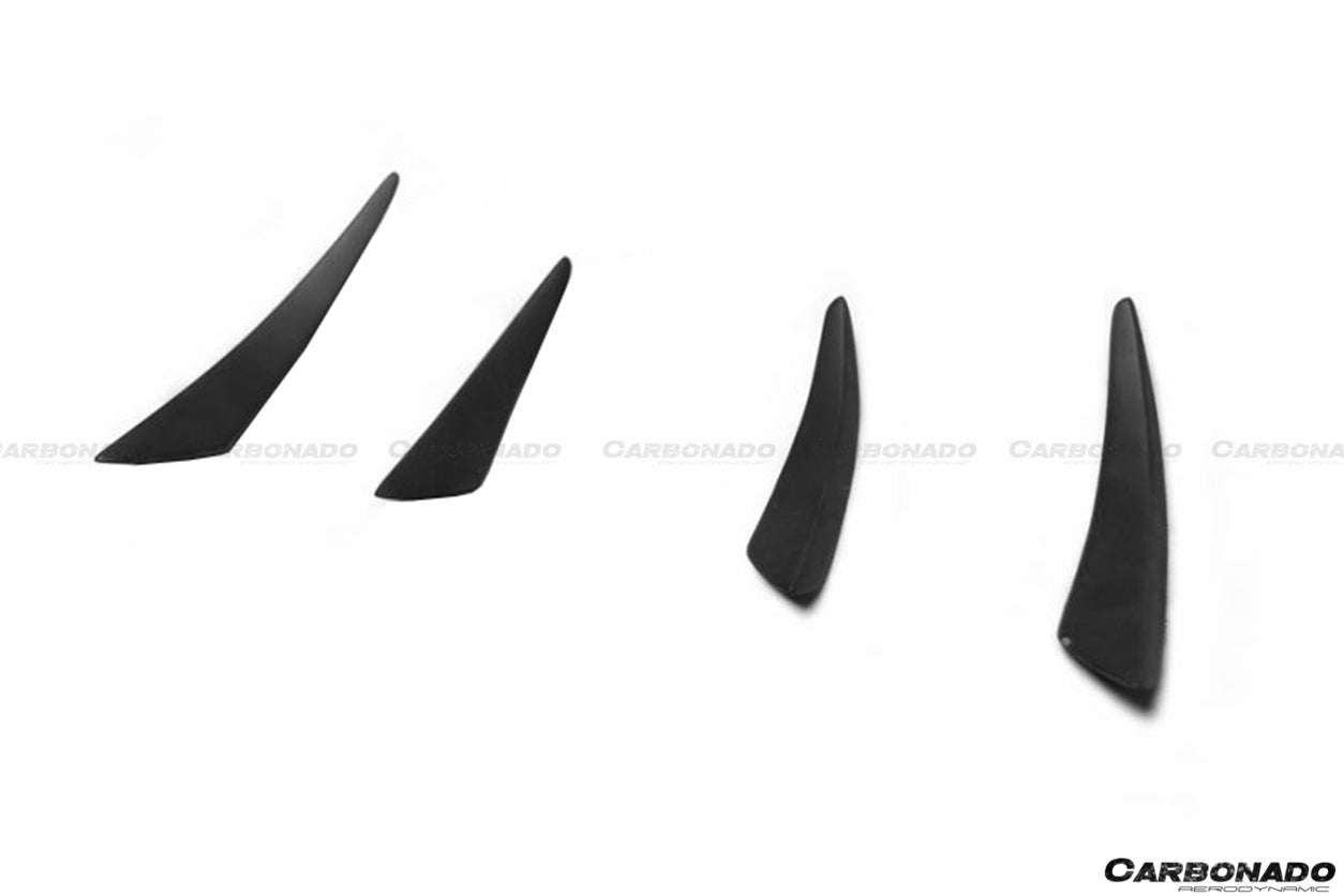 Carbonado 2013-2016 BMW 2 Series F22  F23 EXOT Style Front Canards (M-Tech Only)
