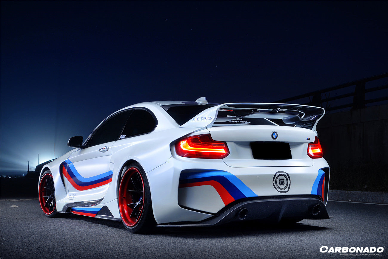 Carbonado 2014-2019 BMW 2 Series F22 VR Style Partial Carbon Fiber Wide Body Full Body Kit