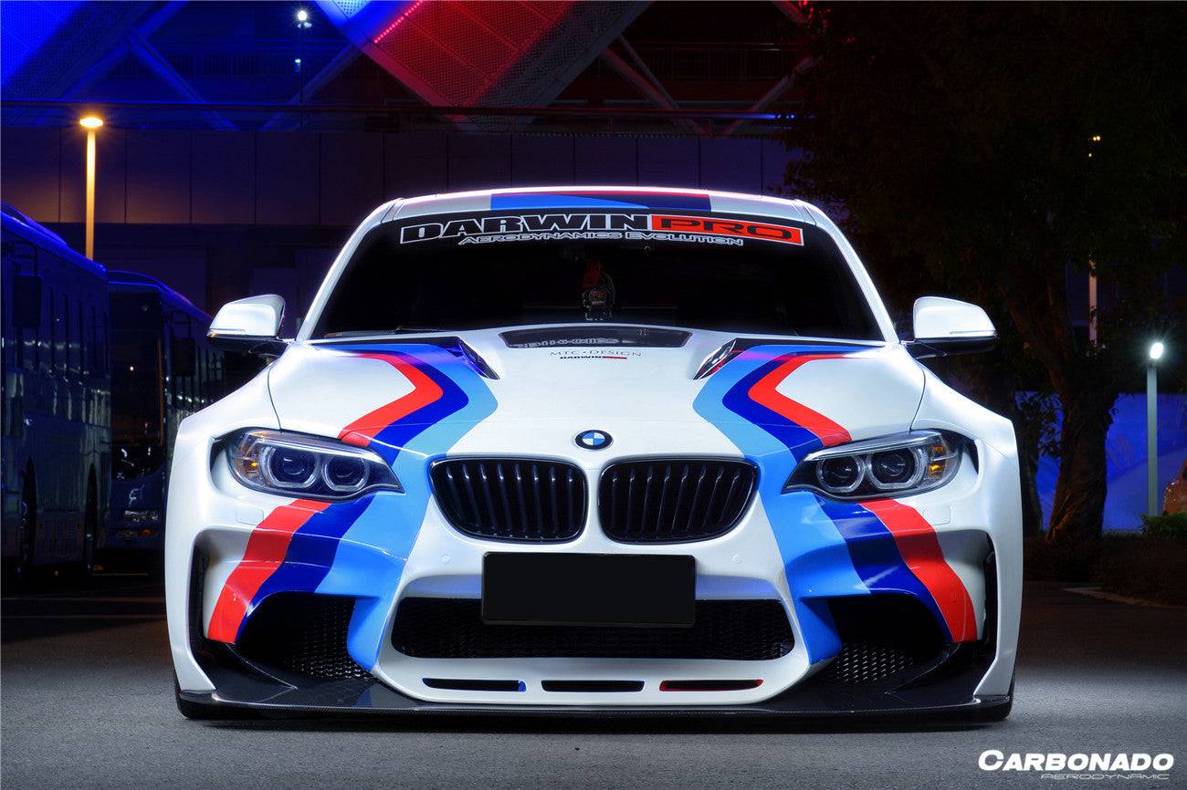 Carbonado 2014-2019 BMW 2 Series F22 VR Style Partial Carbon Fiber Wide Body Full Body Kit