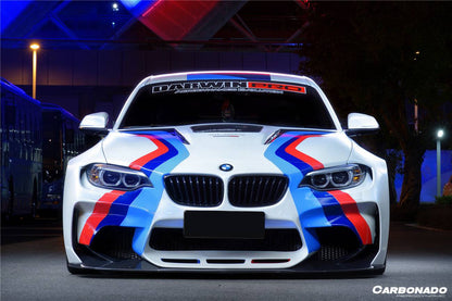 Carbonado 2014-2019 BMW 2 Series F22 VR Style Partial Carbon Fiber Wide Body Full Body Kit