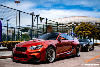 Carbonado 2014-2019 BMW 2 Series F22 VR Style Partial Carbon Fiber Wide Body Full Body Kit