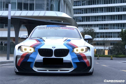 Carbonado 2014-2019 BMW 2 Series F22 VR Style Partial Carbon Fiber Wide Body Full Body Kit