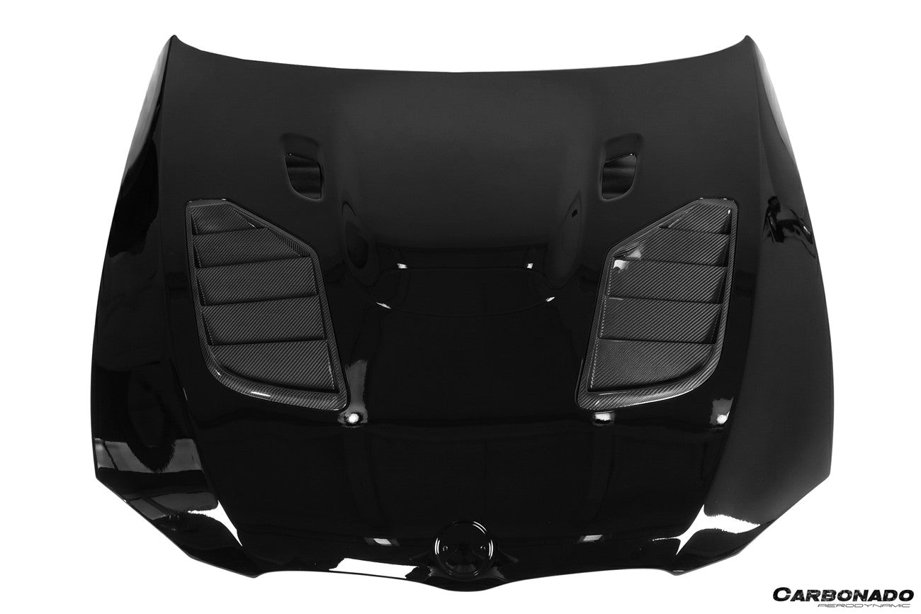 Carbonado 2011-2013 BMW 3 Series E92 E93 LCI SIB Style Carbon Fiber Hood