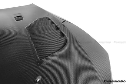 Carbonado 2011-2013 BMW 3 Series E92 E93 LCI SIB Style Carbon Fiber Hood