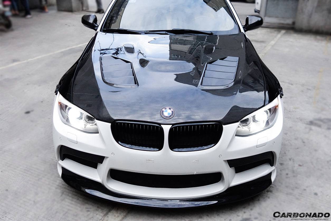 Carbonado 2011-2013 BMW 3 Series E92 E93 LCI SIB Style Carbon Fiber Hood