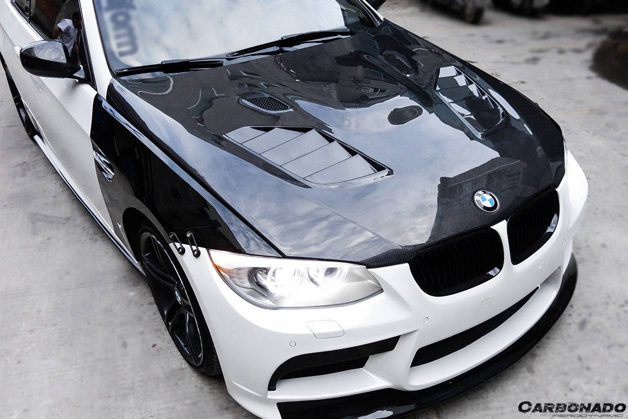 Carbonado 2011-2013 BMW 3 Series E92 E93 LCI SIB Style Carbon Fiber Hood
