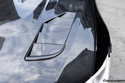 Carbonado 2011-2013 BMW 3 Series E92 E93 LCI SIB Style Carbon Fiber Hood