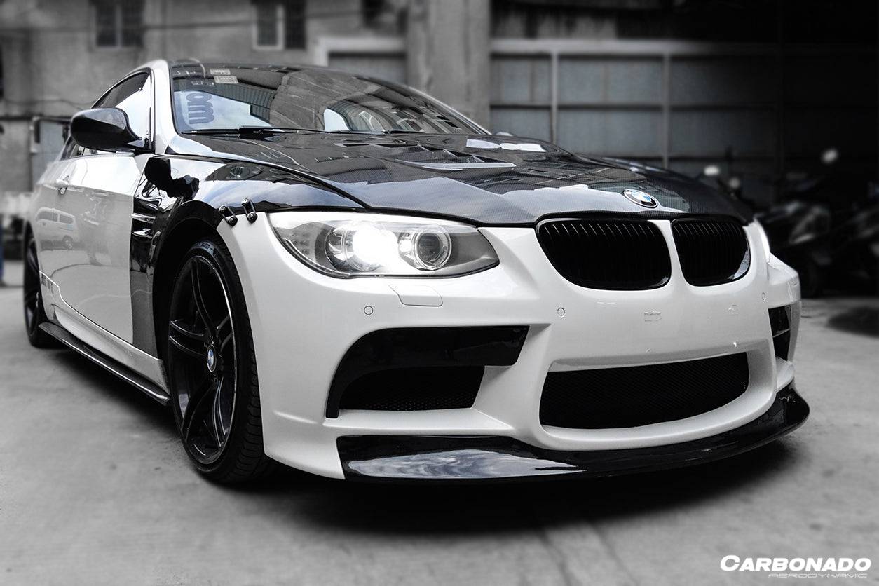 Parachoques delantero estilo VRS para BMW Serie 3 E93 Coupé Carbonado 2011-2013