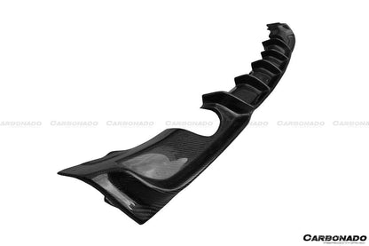 Carbonado 2013-2019 BMW 3 Series F30 F35 MP Style Carbon Fiber Dual Exhaust Rear Lip (For M-Tech Only)