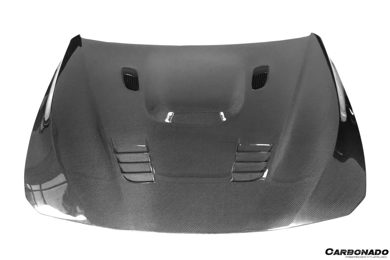 Capó de fibra de carbono estilo VRS para BMW Serie 3 F30 F35 2013-2019 Carbonado