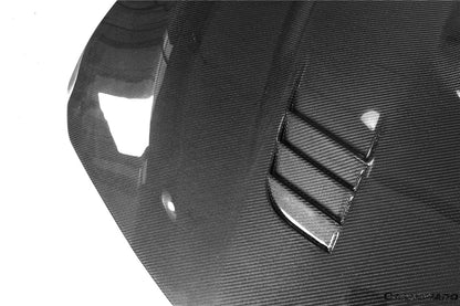 Capó de fibra de carbono estilo VRS para BMW Serie 3 F30 F35 2013-2019 Carbonado