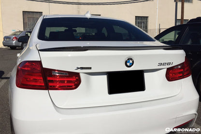 Carbonado 2013-2019 BMW 3 Series F30 MP Style Carbon Fiber Trunk Spoiler