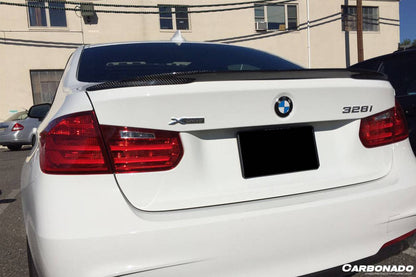 Carbonado 2013-2019 BMW 3 Series F30 MP Style Carbon Fiber Trunk Spoiler