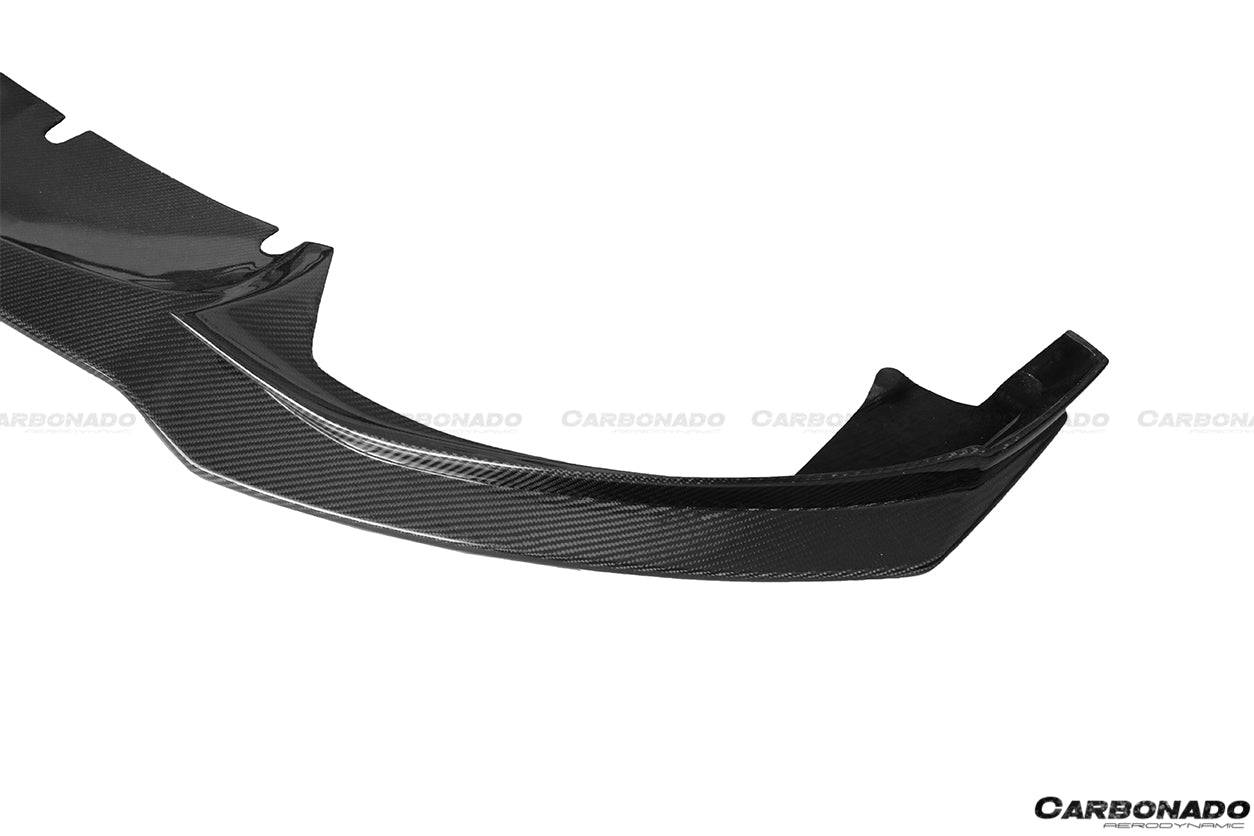 Carbonado 2014-2017 BMW 4 Series F32 F33 M Sport ECC Style Carbon Fiber Front Lip