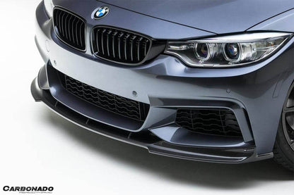 Carbonado 2014-2017 BMW 4 Series F32 F33 F36 M Sport VRS Style Carbon Fiber Front Lip