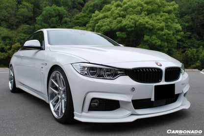 Carbonado 2014-2017 BMW 4 Series F32 F33 M Sport ECC Style Carbon Fiber Front Lip